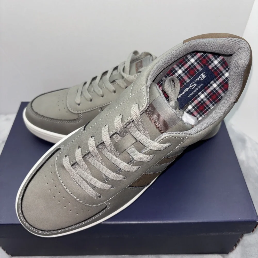 Ben Sherman Hyde Men's Oxford warm Gray 9.5‎